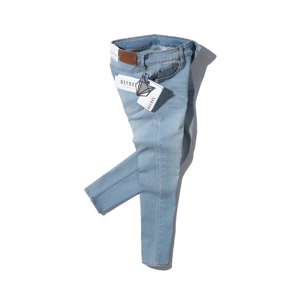 QUẦN BÒ - QUẦN JEAN - DEFOXX - WASH BLUE GREY - FORM SLIM FIT - CODE: 221217