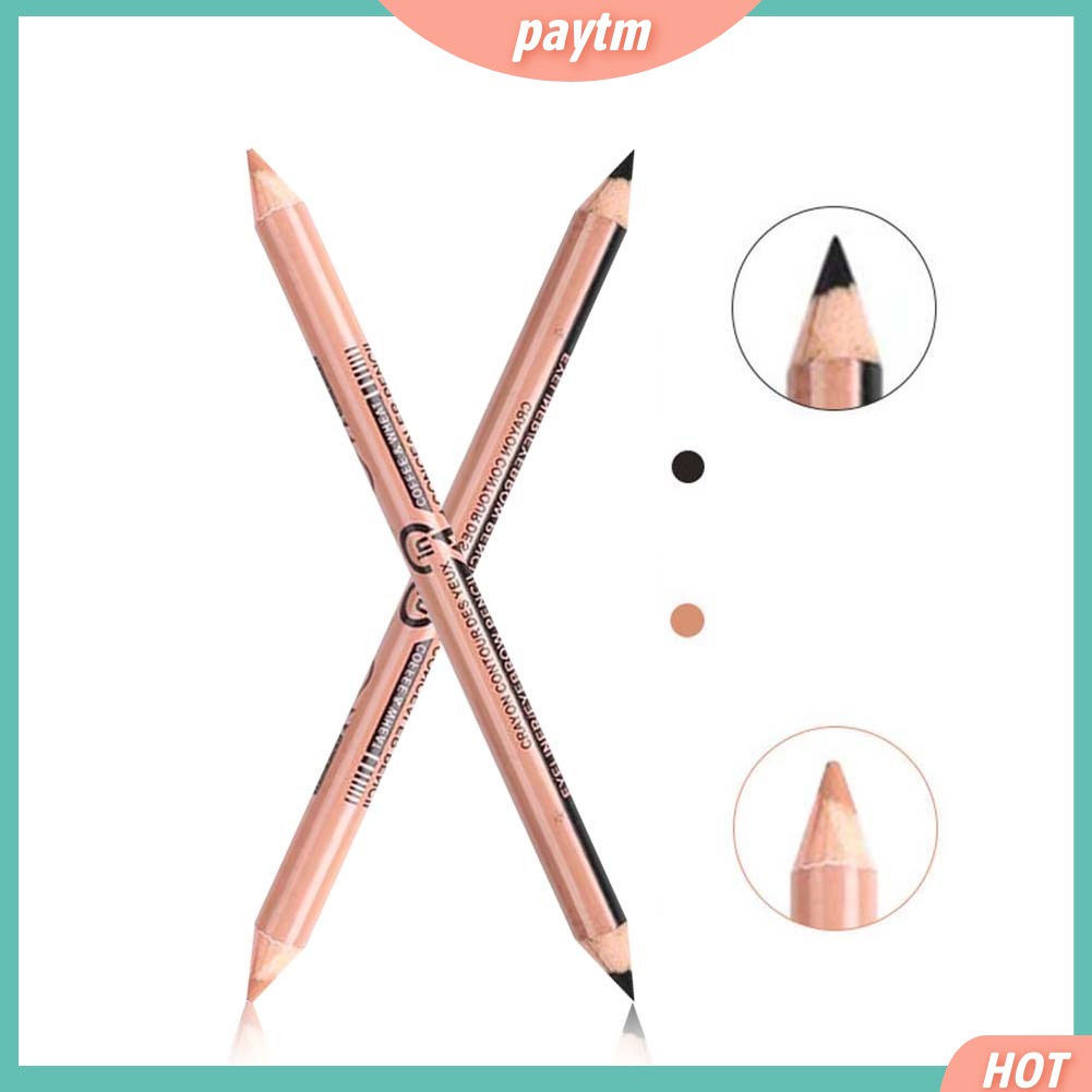 (PTM) Bút kẻ mắt 2 đầu trang điểm chống nước lâu trôi cho nữ