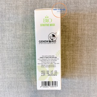 [Sản phẩm chính hãng] Mặt nạ thải độc BIO SENSITIVE MASK Geneworld  80gram/250gram