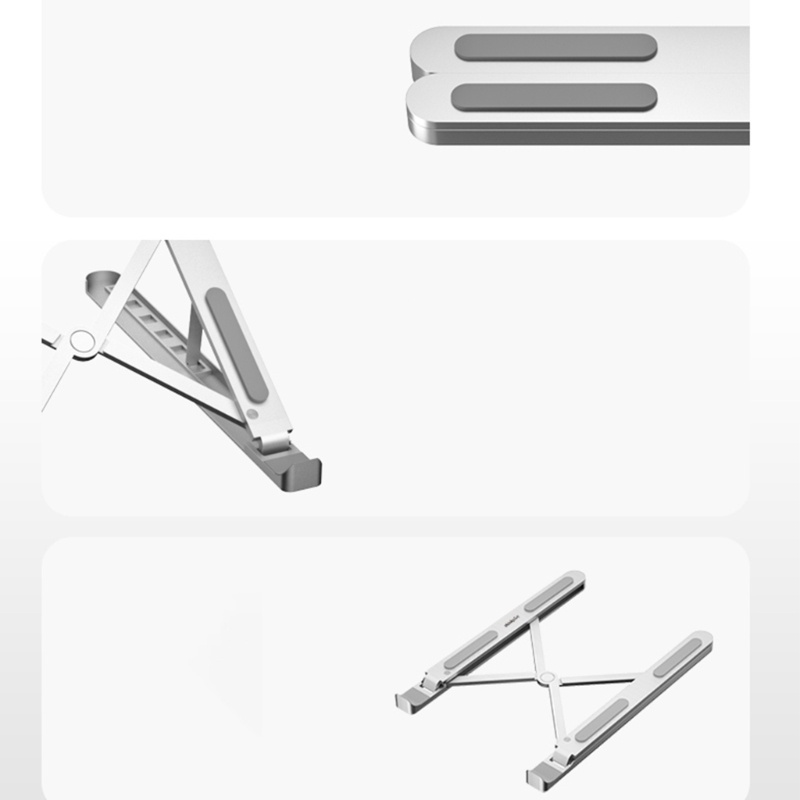 Giá Đỡ Laptop Bằng Hợp Kim Nhôm Có Thể Gấp Gọn Tiện Dụng