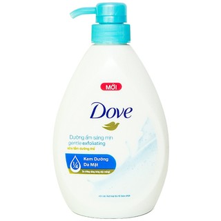 Sữa Tắm Dove Dưỡng Ẩm Sáng Mịn Có Hạt Gentle Exfoliatinbg 530g