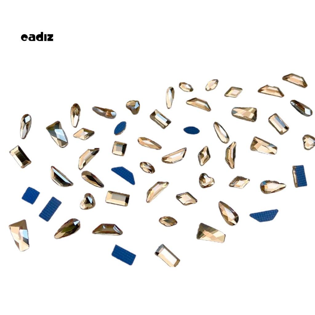 1 Gói Nhãn Dán Trang Trí Móng Tay Nghệ Thuật Pha Lê Nhân Tạo Ba Chiều CADI