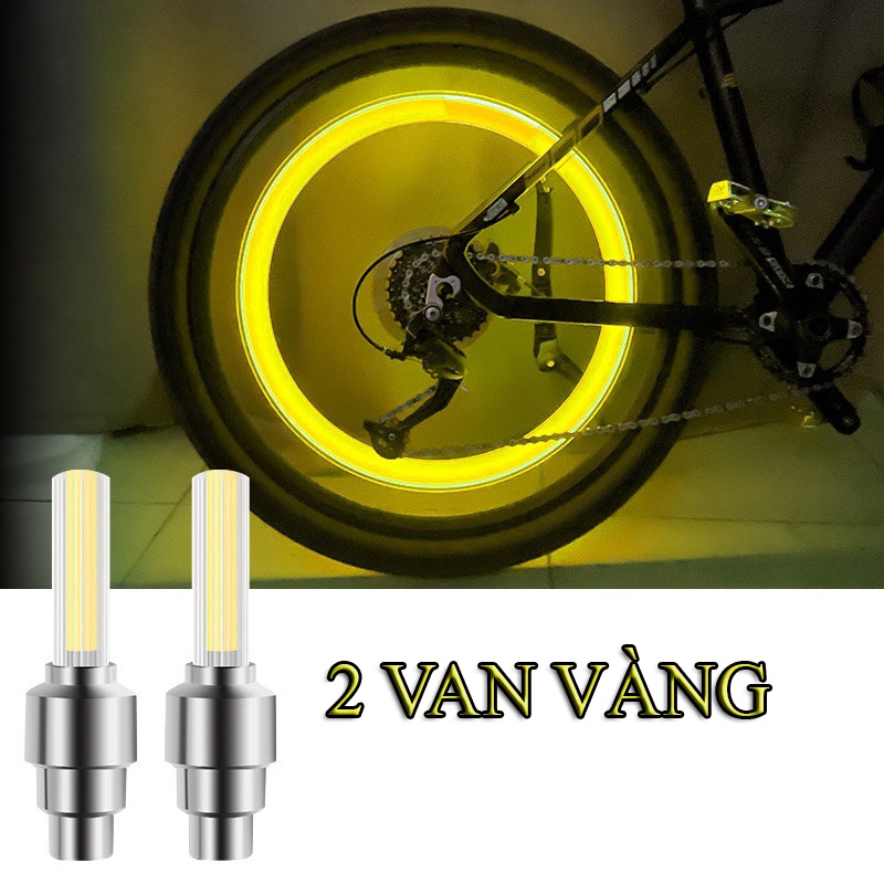 Bộ 2 đèn led gắn chân van xe máy, xe đạp, xe oto