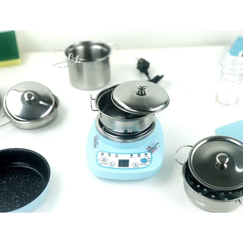 (Hàng Đẹp) Đồ chơi Bếp nấu Mini, đồ chơi giáo dục nấu ăn của trẻ em, các em cùng làm đầu bếp nào
