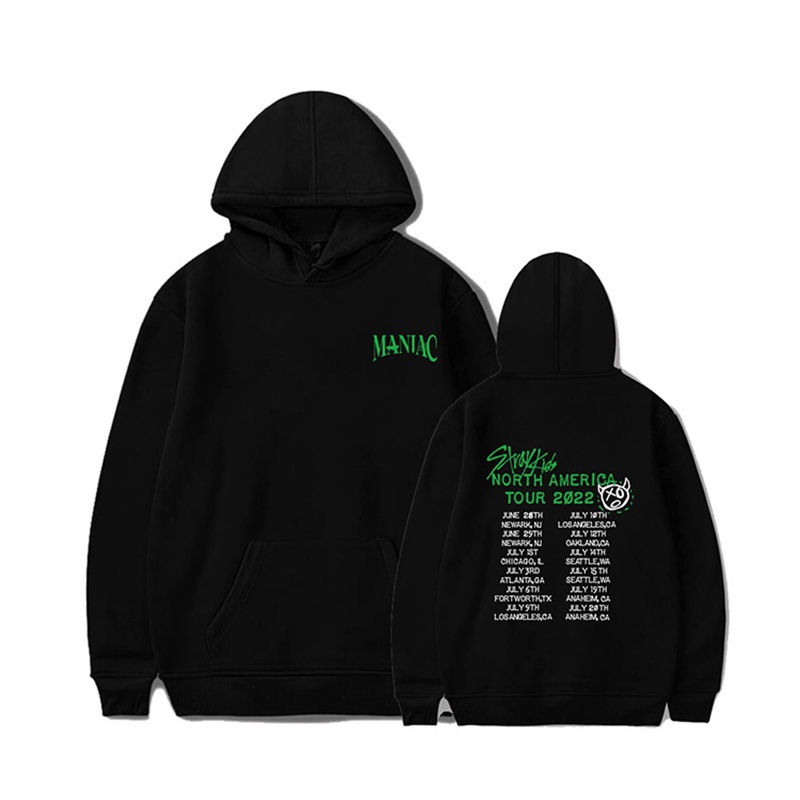 Áo hoodie Nỉ kpop skz maniac tour kpop Hỗ Trợ Cho Nam Và Nữ