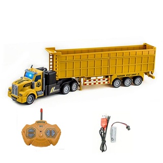 Xe container điều khiển từ xa pin sạc, xe đồ chơi trẻ em điều khiển từ xa