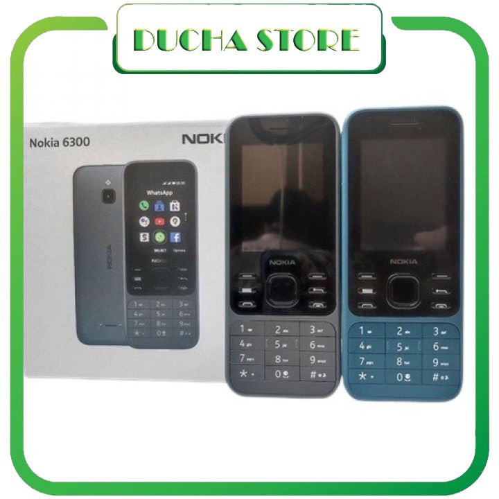 Nokia 6300 2 SlM, máy chờ siêu dài, có chức năng chụp ảnh MỚI 100%