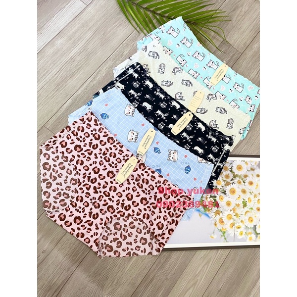 Q882 . Combo 5 Quần Lót Su Không Viền . Quần Lót Nữ Su Hoạ tiết Không đường may bđ13