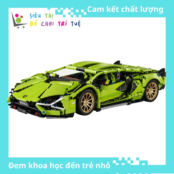 Non Lego Technic Mô Hình Siêu Xe Lamborghini SY 8600 Tỷ Lệ 1:14 Đồ Chơi Lắp Ráp Phát Triển Trí Tuệ Sieuthidochoitritue