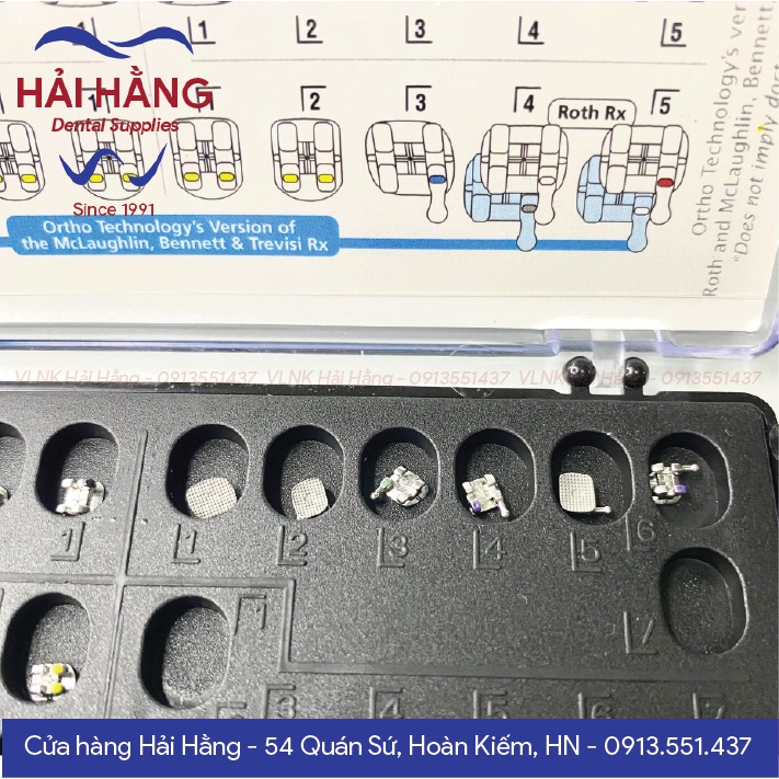 Mắc cài kim loại PINNACLE - Ortho Technology