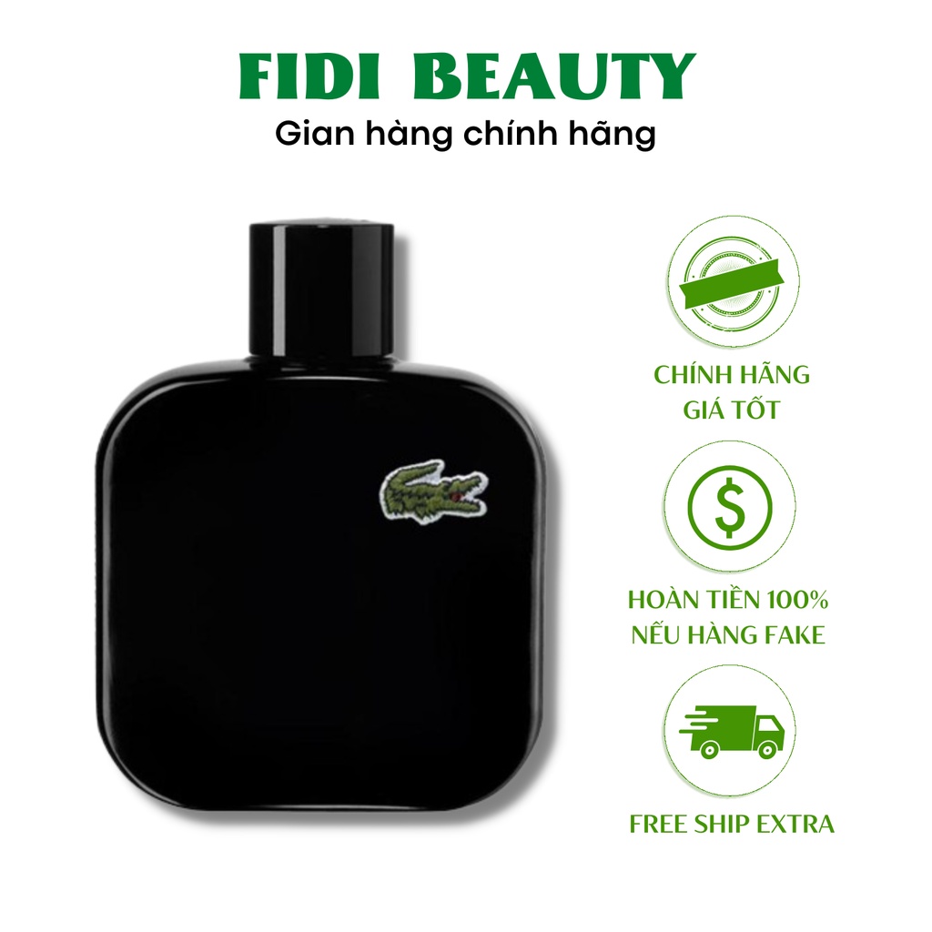 Nước hoa nam Lacoste trắng ,đen EDP 100ml lịch lãm đàn ông , Nước hoa Lacoste đen nam tính - Fidi Beauty