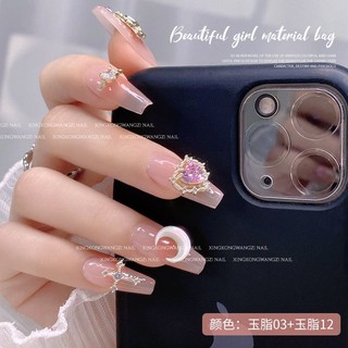 charm đá đỏ nail- gắn móng- trang trí móng tay