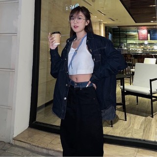 Quần jean nữ ống rộng lưng cao Gauni Denim, quần nữ dài dáng suông, chất đẹp có co giãn nhẹ dễ phối đồ - GD70