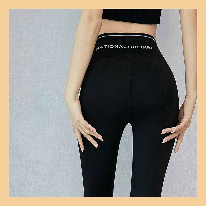 Quần Legging Nữ UNDERCOOL Cạp Chéo Gen Bụng Cotton