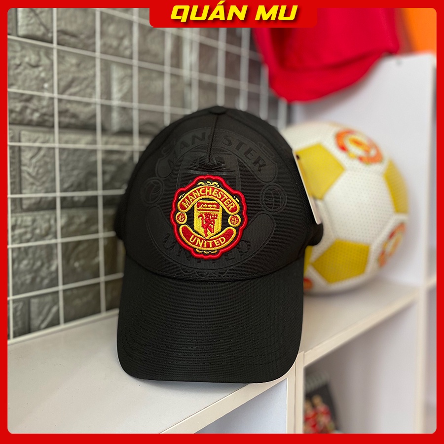 Mũ lưỡi trai cao cấp CLB Manchester United logo thêu và dập nổi_Kie Store - Quán MU