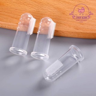Dụng cụ Rơ lưỡi vệ sinh răng miệng cho bé (tưa lưỡi silicon) - an toàn cho bé