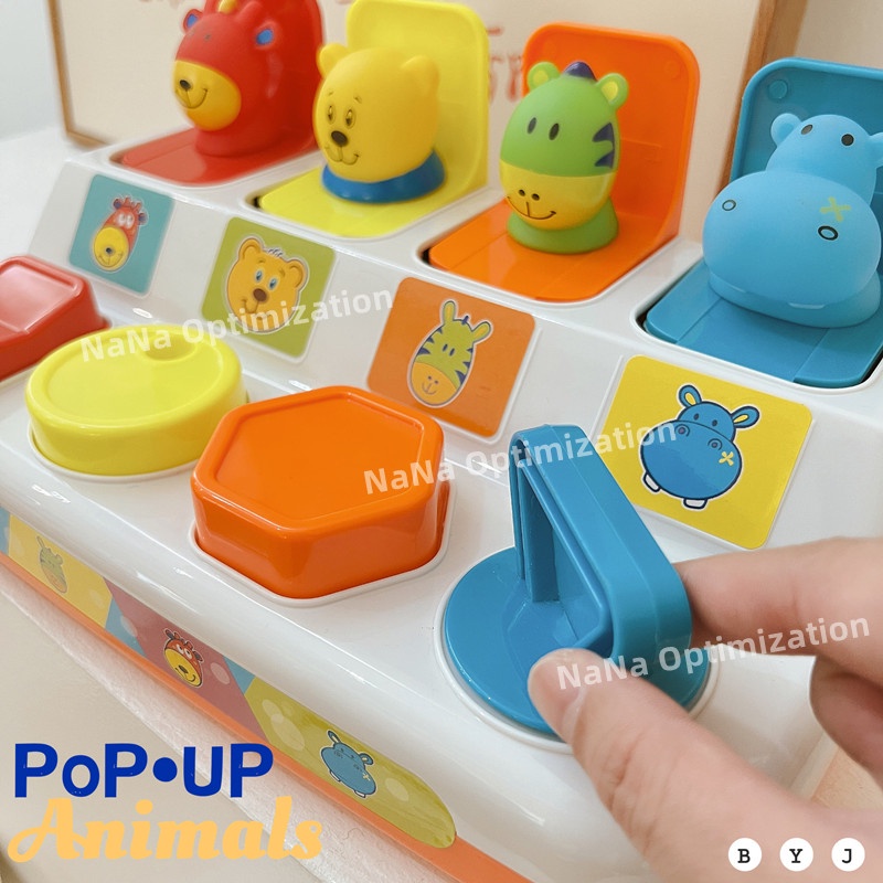 Hộp Đồ Chơi Khởi Động Hình Chú Mèo Dễ Thương Cho Bé