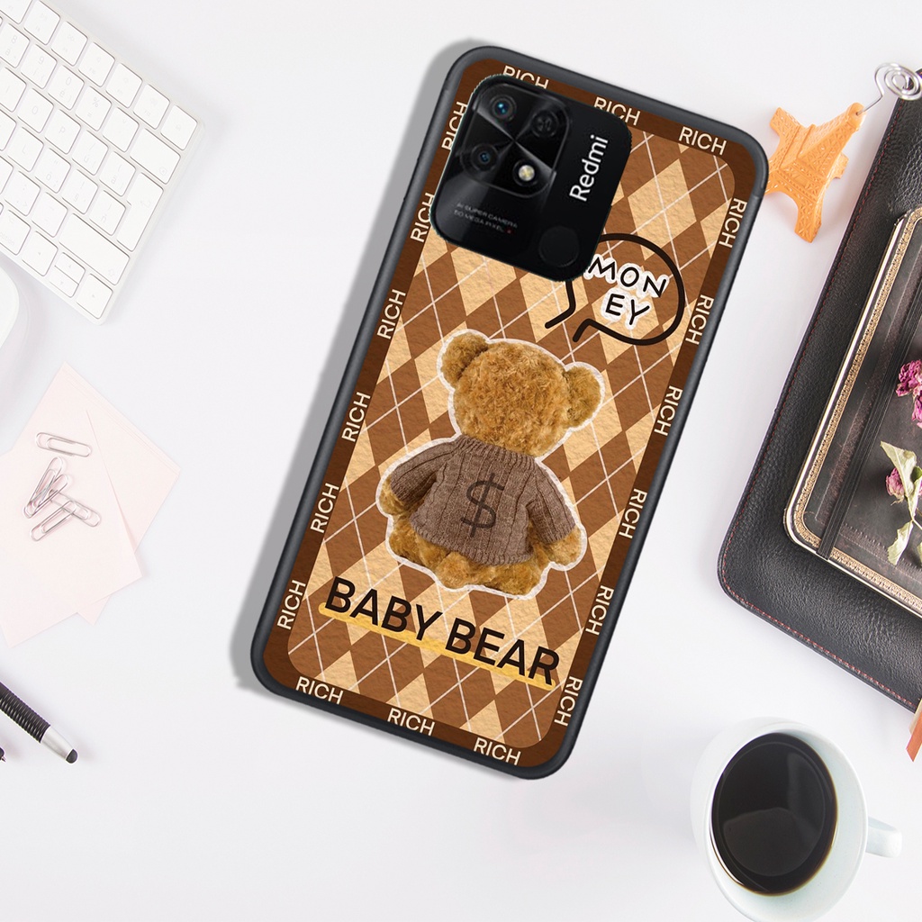 Ốp Lưng XIAOMI REDMI 9C - REDMI 10C - REDMI 10A - XIAOMI MI 10T LITE , In Hình Gấu&amp;Thỏ Siêu Đáng Yêu.