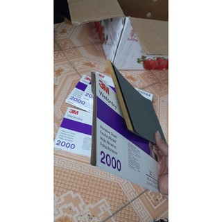 Giấy nhám nước độ hạt P2000 3M 02044