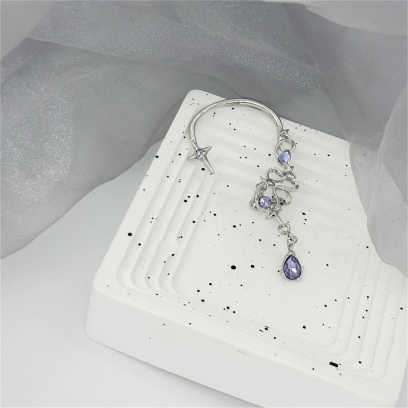 Bông Tai Dạng Kẹp Không Xỏ Lỗ Hình Ngôi Sao Năm Cánh Không Cần Xỏ Khuyên Cho Nữ