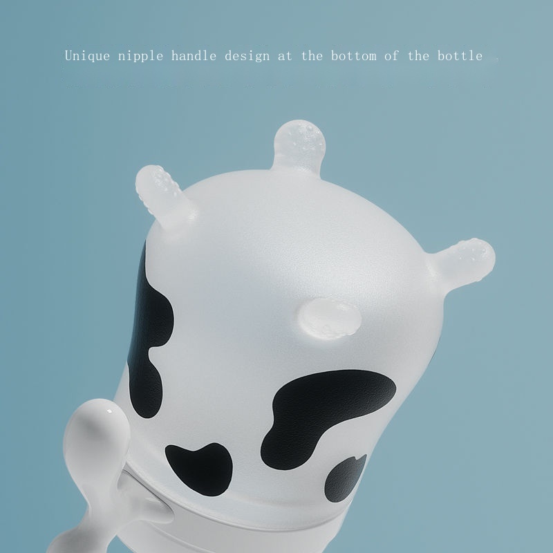Bình Sữa Bằng Silicon Chống Tràn Chống Rơi Chống Đầy Hơi Cho Bé Sơ Sinh 1 Tháng Tuổi