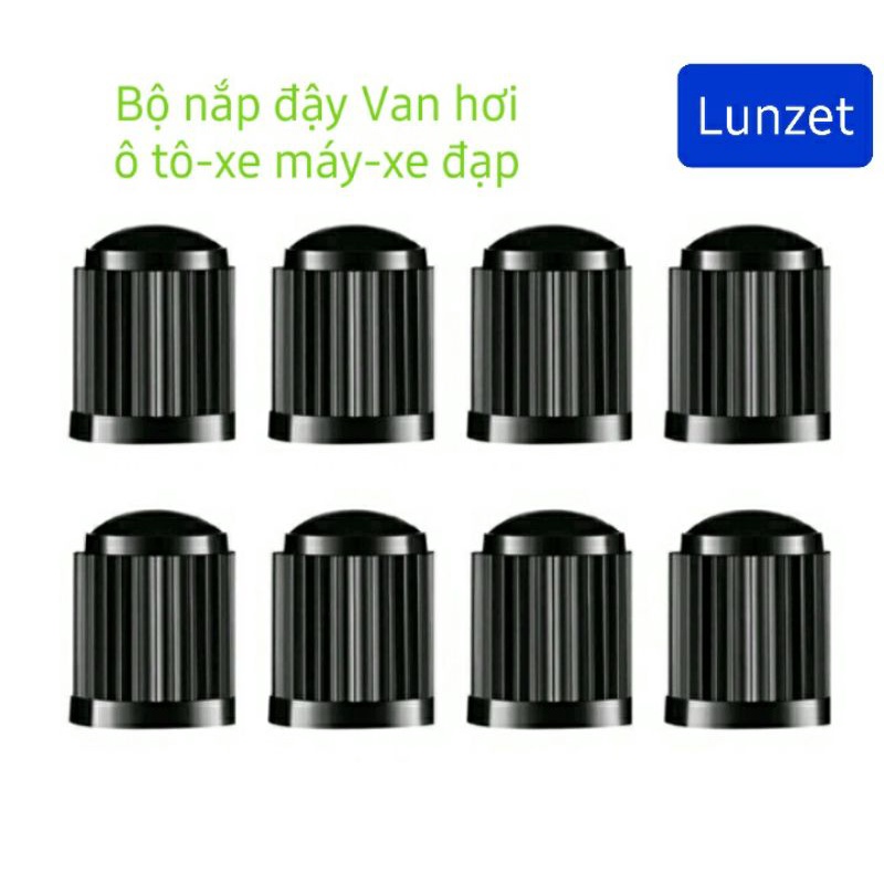 8 nút nhựa đậy van hơi bánh xe ô tô, Xe máy, xe đạp
