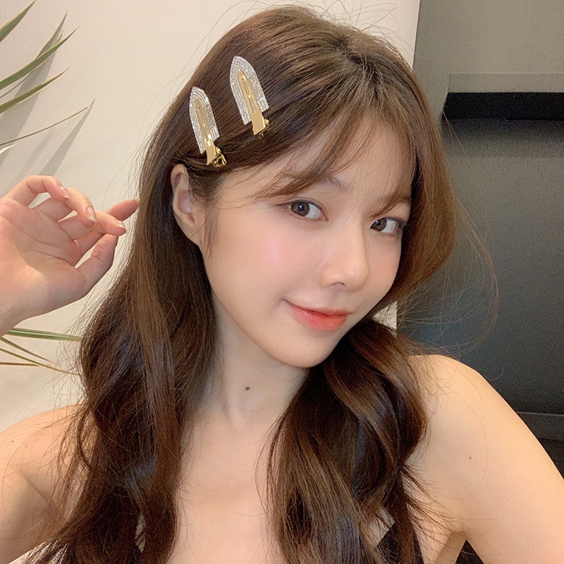 Kẹp Tóc Đính Đá Pha Lê Phong Cách Vintage Thanh Lịch Dành Cho Nữ