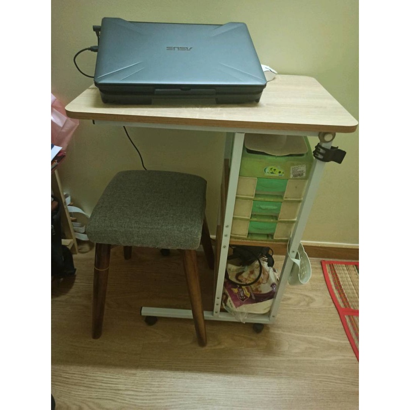 Bàn làm việc tại nhà có thể làm tab đầu giường thiết kế nhỏ gọn thông minh HAJI C22