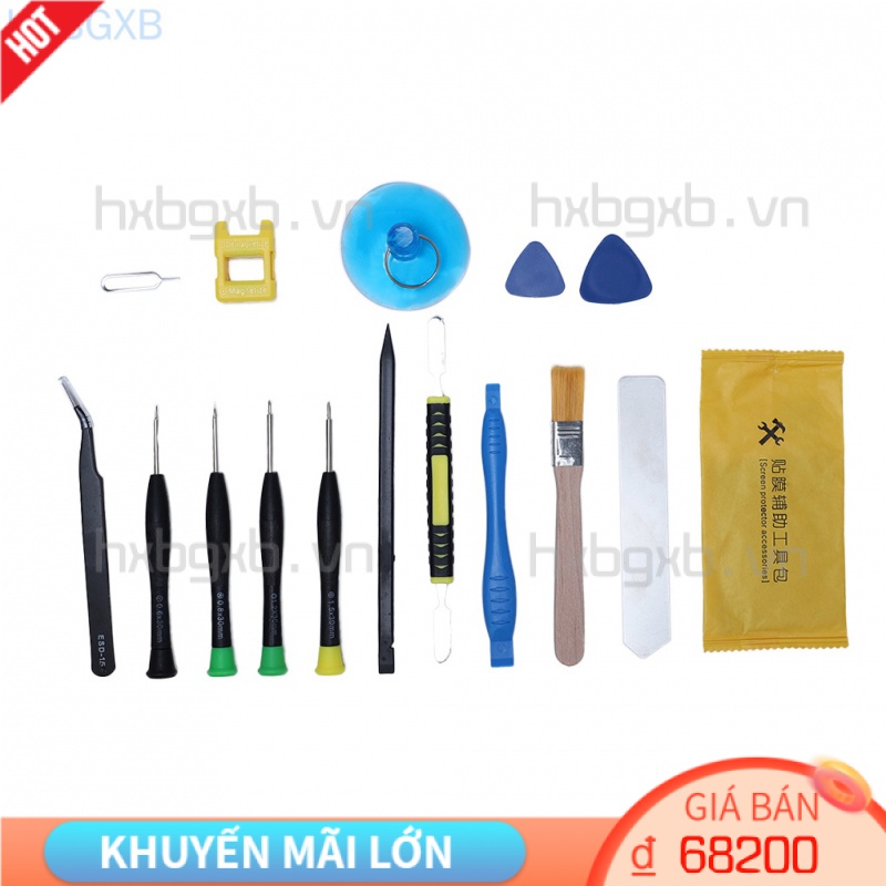 Set 16 dụng cụ sửa điện thoại nhỏ gọn tiện lợi