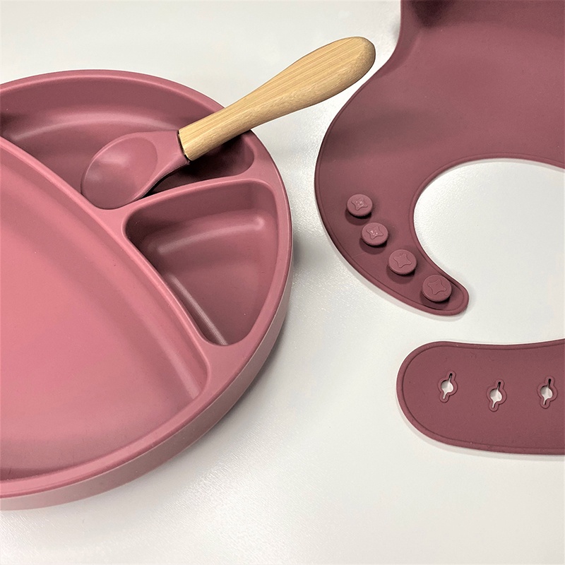 Bộ ăn dặm silicone 2 Minikoioi cho bé