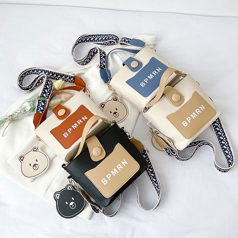 Túi Đeo Chéo Thêu Hình Trái Cây Phong Cách Phương Tây Thời Trang Cho Nữ