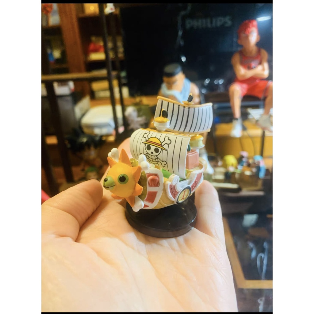 Mô hình tàu Sunny Mery size mini cao 7cm trang trí One Piece Đảo Hải Tặc