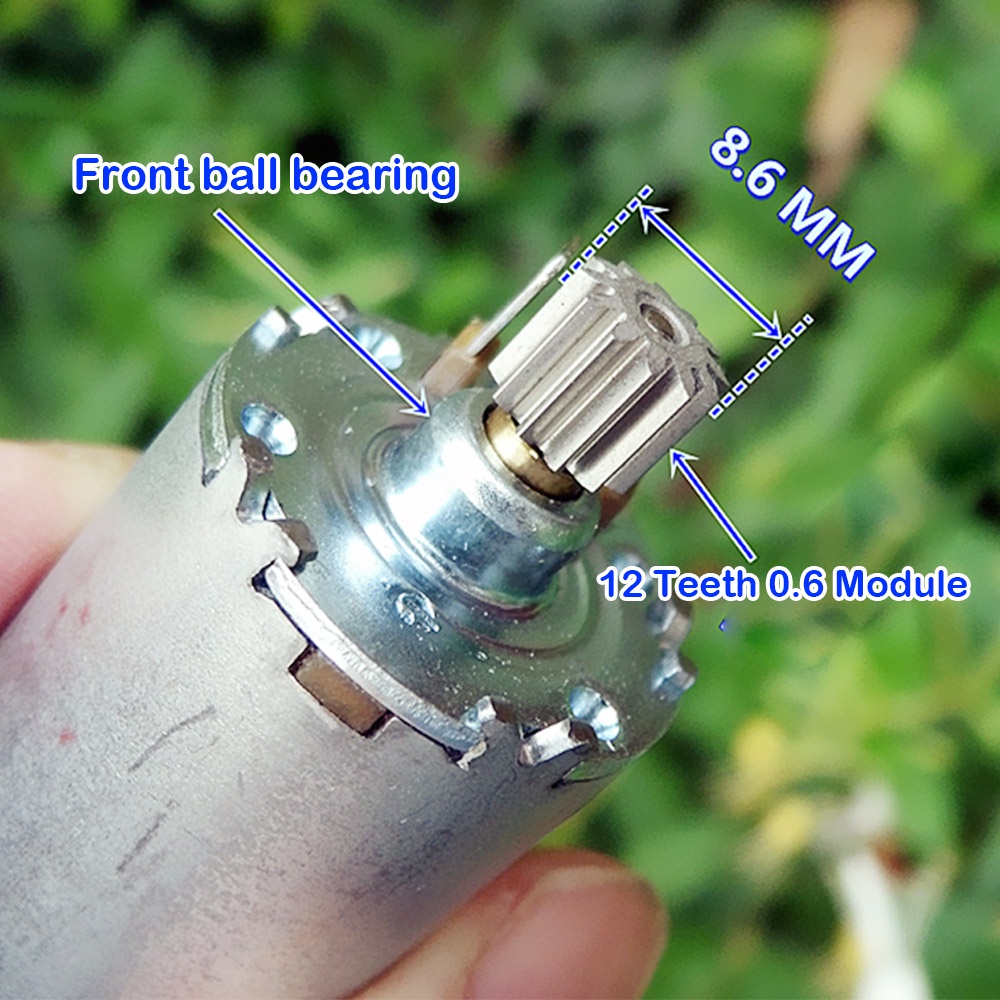 Động Cơ Chổi Than DC 12V 18V 8800-11000RPM Cho Tàu Thuyền Đồ Chơi