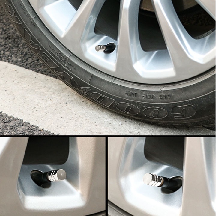 Nắp chụp van ô tô xe máy hợp kim nhôm cao cấp- phụ kiện xe hơi cao cấp- ô tô 87