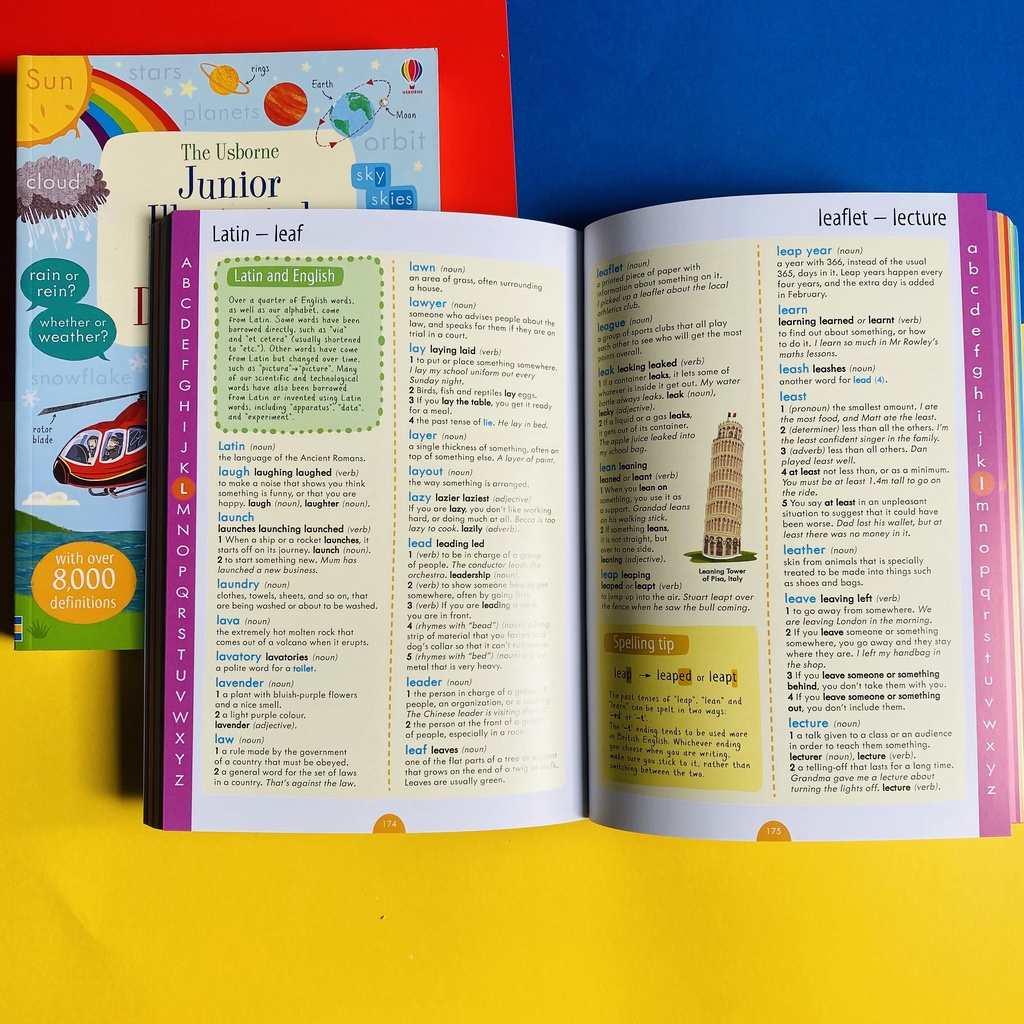 Sách Từ Điển Anh - Anh Junior Illustrated English Dictionary Usborne Dành Cho Học Sinh Tiểu Học Và THCS