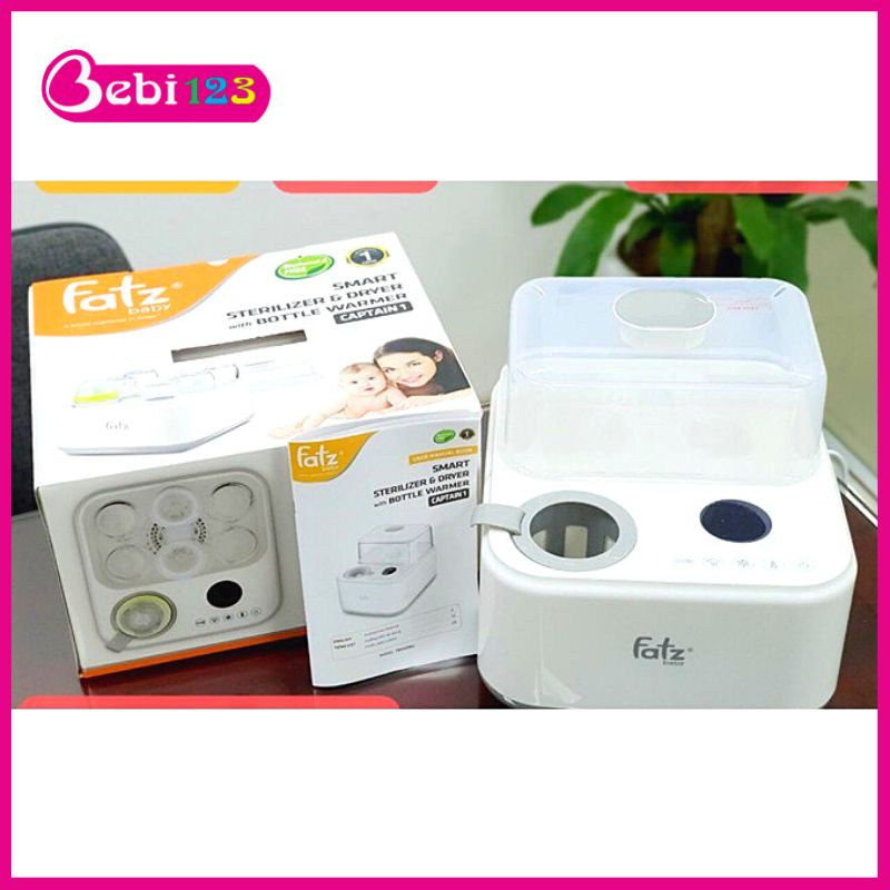 BH 12 tháng - MÁY TIỆT TRÙNG SẤY KHÔ HÂM SỮA, LUỘC THỨC ĂN ĐA NĂNG CAPTAIN 1 FATZ BABY CHO BÉ