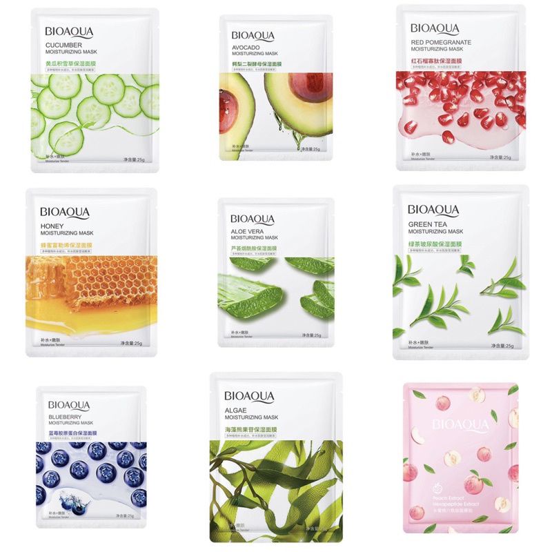 COMBO 20 MẶT NẠ DƯỠNG DA BIOAQUA