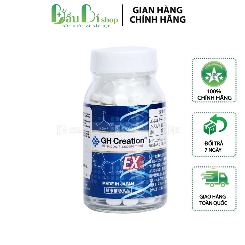 [NỘI ĐỊA NHẬT] Viên Uống GH Creation EX Hỗ Trợ Tăng Chiều Cao Dành Cho Cả Nam Nữ - 270 Viên, Hàng Ch