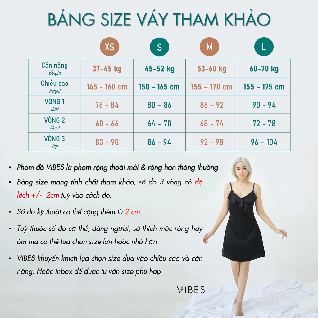 [OOS] VIBES Váy ngủ Lụa trơn cao cấp Navy Lady Dress