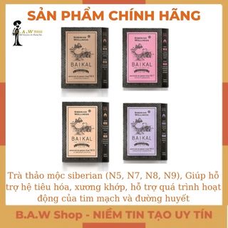 Trà thảo mộc siberian (N5, N7, N8, N9), Giúp hệ tiêu hóa, xương khớp, hỗ trợ quá trình hoạt động tim mạch và đường huyết