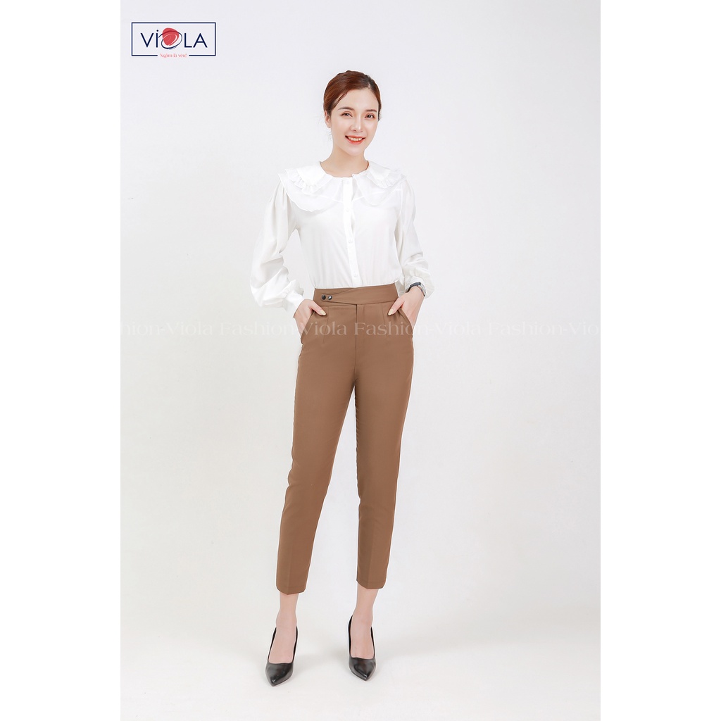 Quần baggy nữ lưng cao Viola dáng baggy dài 9 tấc nâng mông  tôn dáng cao xinh đẹp trẻ trung năng động_Q1657