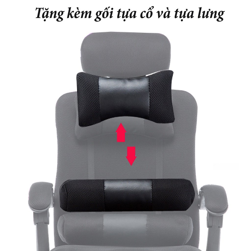 Ghế xoay Văn phòng Công Thái Học IGM150 có Ngả lưng Gác chân Thư giãn Thích hợp với Chơi Game và Văn phòng