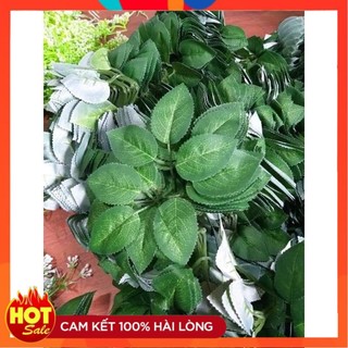Sỉ 1kg lá hồng cắm hoa giả, hoa sáp