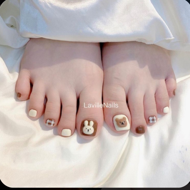 Z5 Móng chân giả giá rẻ kèm keo dũa