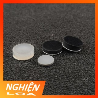 Combo 4 chân loa silicone có sẵn keo - chân dán chống trượt