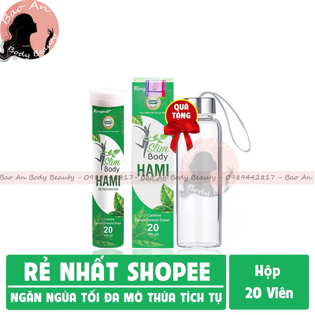 Viên Sủi Giảm Cân Cấp Tốc Slim Hami - Giảm thèm ăn,giảm cân nhanh an toàn hiệu quả