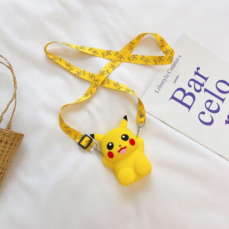 PVN56544 Túi Đeo Chéo Bằng Silicon Họa Tiết Hoạt Hình Dễ Thương Thời Trang 2022 Cho Bé