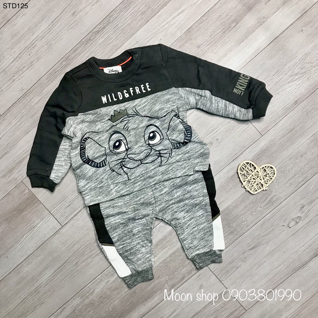 STD125 BỘ NỈ SƯ TỬ SIMBA GHI