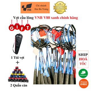   vợt chưa bao gồm lưới đan   Rẻ vô địch   Vợt cầu lông chính hãng  VNB V88 xanh chính hãng 