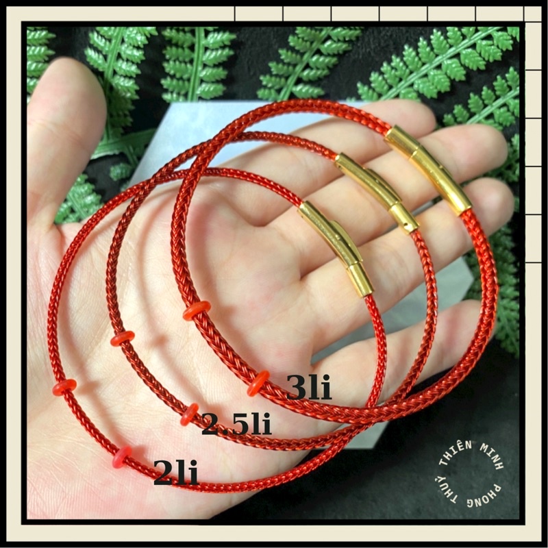 Dây cước lõi thép mix Charm cỡ dây 2li - Vòng Tay khoá titan siêu bền